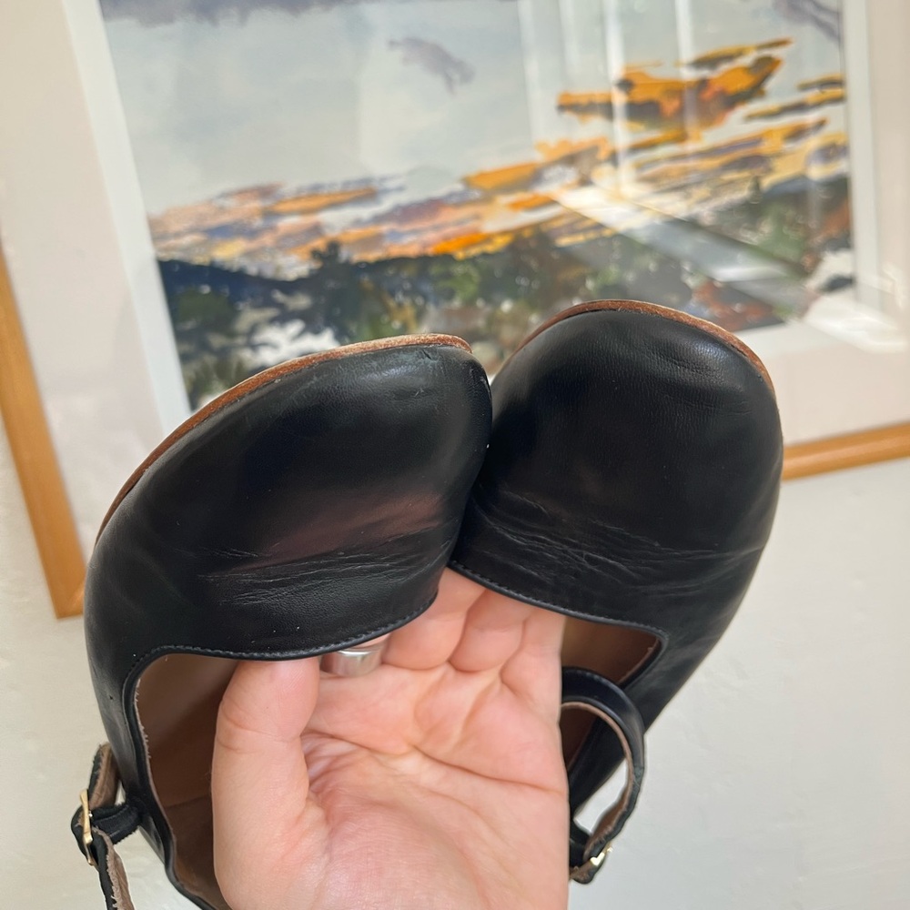 Caron Callahan Ellie Mary Jane Flats in black / leather size 40 - Picture 5 of 10